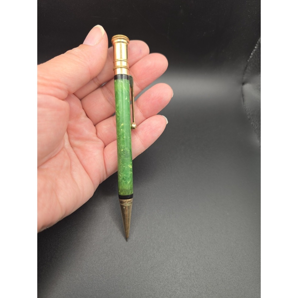 1920s Parker Duofold Jade Green Mechanical Pencil Clip Model Vintage USA - Picture 9 of 10